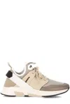 Tom Ford Mens Beige Jago Mesh-woven Low-top Trainers In Burgundy