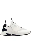 Tom Ford Two-tone Jago Sneakers In White