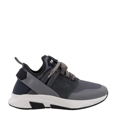 TOM FORD TOM FORD JAGO PANELLED LACE-UP SNEAKERS