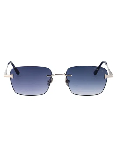 Tom Ford Jake-02 Sunglasses In Silver