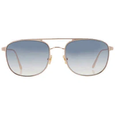 Pre-owned Tom Ford Jake Smoke Gradient Navigator Men's Sunglasses Ft0827 28b 56 In Gray