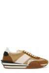 TOM FORD TOM FORD JAMES ALMOND TOE FLATFORM SNEAKERS