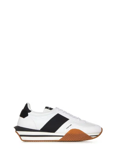 Tom Ford James Trainers In White