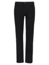 Tom Ford Japanese Cotton Black Denim Jeans In Black