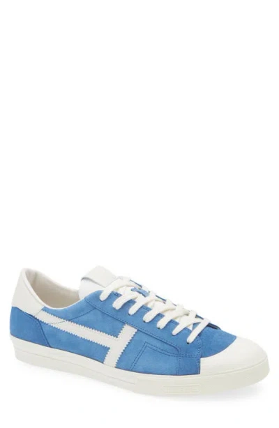 Tom Ford Jarvis Low Top Sneaker In Blue