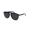 Tom Ford Jasper Smoke Pilot Men's Sunglasses Ft0835 01a 58 In Black