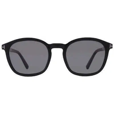 Pre-owned Tom Ford Jayson Polarized Smoke Oval Men's Sunglasses Ft1020-n 01d 52 In Gray