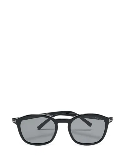 Pre-owned Tom Ford Jayson Square-frame Sunglasses In Black