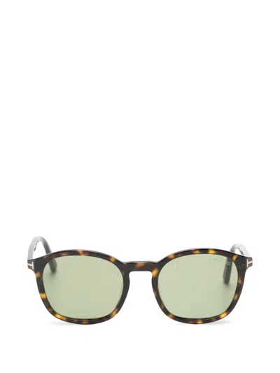 Pre-owned Tom Ford Jayson Sunglasses In Brown
