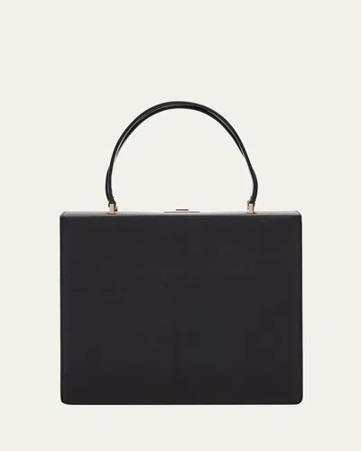 Tom Ford Jean Top-handle Bag In Supple Grain Leather In Black