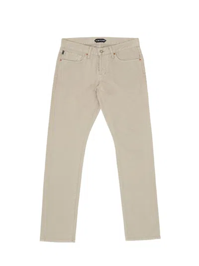 Tom Ford Jeans Beige  In Neutral