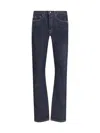 Tom Ford Contrast-stitching Straight-leg Jeans In Black