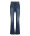 Tom Ford Dark Blue Flared High Rise Jeans In Blue