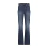 Tom Ford High-waist Straight Cotton Jeans In Blue