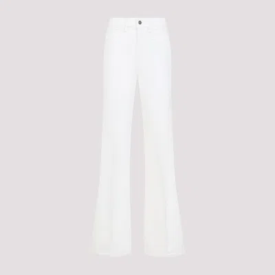 Tom Ford Flared Leg High-rise Trousers In White