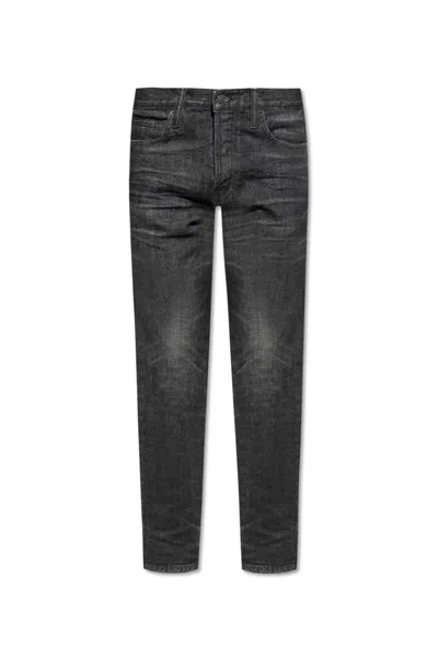 Tom Ford Jeans With Tapered Legs In Black
