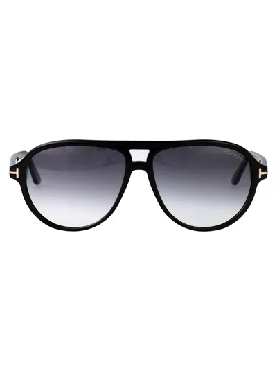 Tom Ford Jeffrey Sunglasses In Black