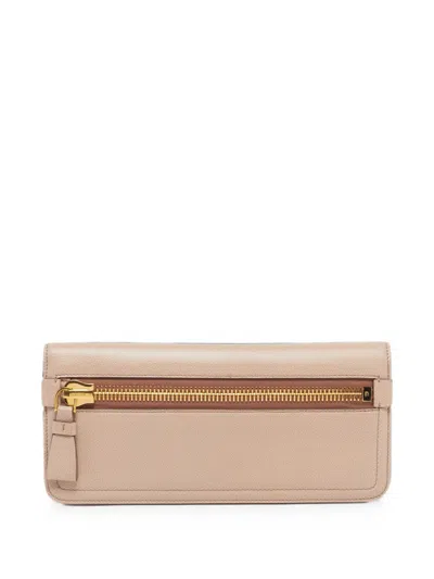 Pre-owned Tom Ford Jennifer Clutch Bag In Neutral