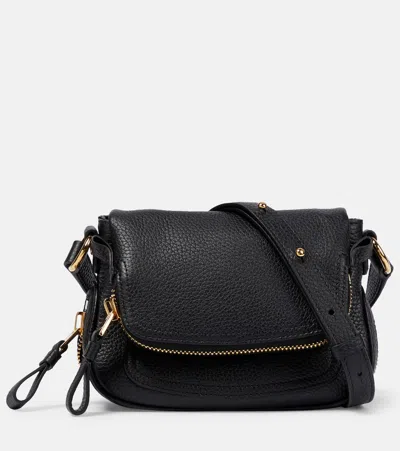 Tom Ford Jennifer Mini Leather Shoulder Bag In Black