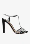 Tom Ford Jerry Suede And Crystal Strappy Sandals In Black