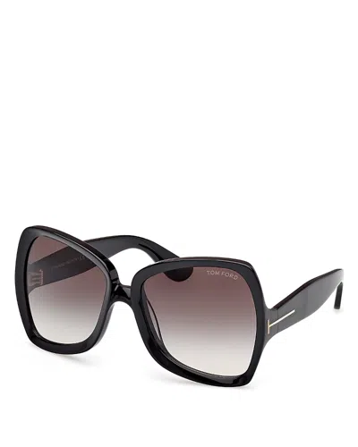 TOM FORD JERRY BUTTERFLY SUNGLASSES, 60MM