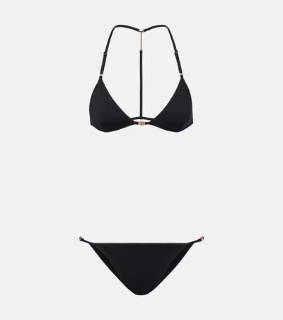 Tom Ford Jersey Bikini In Black