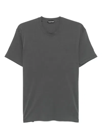 Tom Ford Jersey T-shirt In Gray