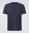 Tom Ford Cotton Jersey Crewneck T-shirt In Blue