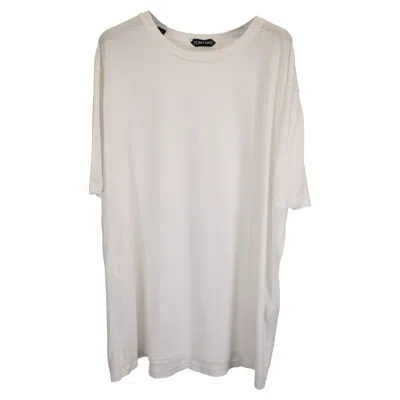 Tom Ford Jersey T-shirt In White Cotton