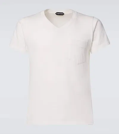 Tom Ford Jersey T-shirt In White
