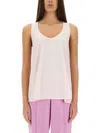 Tom Ford Jersey Top In Pink