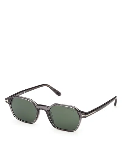 Tom Ford Joey Geometric Sunglasses, 51mm In Black