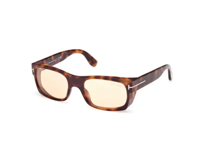 Tom Ford Juan Photochromatic Brown Rectangular Men's Sunglasses Ft1181 53e 56