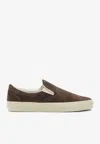 Tom Ford Ripley Loafers Penny Strap Round Toe Suede In Brown