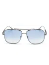 Tom Ford Jude Sunglasses In Silver