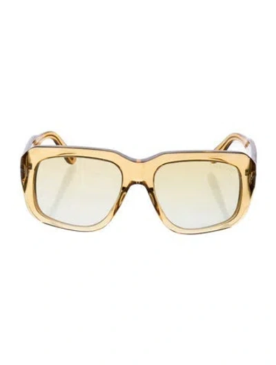 Pre-owned Tom Ford Julia 02 Square Sunglasses