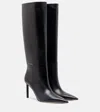 Tom Ford Julianne 85 Leather Knee-high Boots In Black