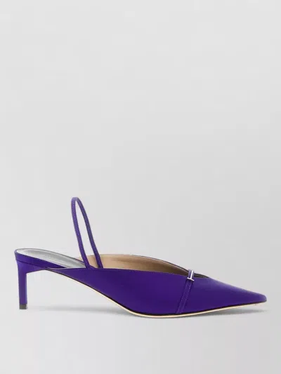 Tom Ford Julianne Slingback Pumps Pointed Toe Kitten In Blue