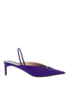 Tom Ford Julianne Slingback Pumps Pointed Toe Kitten In Purple