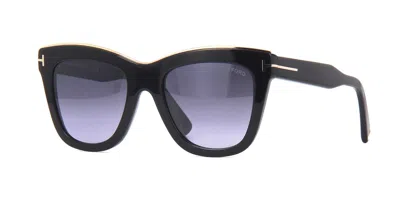 Pre-owned Tom Ford Julie Ft 0685 Black/grey Shaded (01c G) Sunglasses