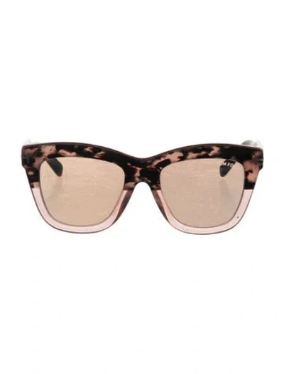 Pre-owned Tom Ford Julie Square Sunglasses In Pink