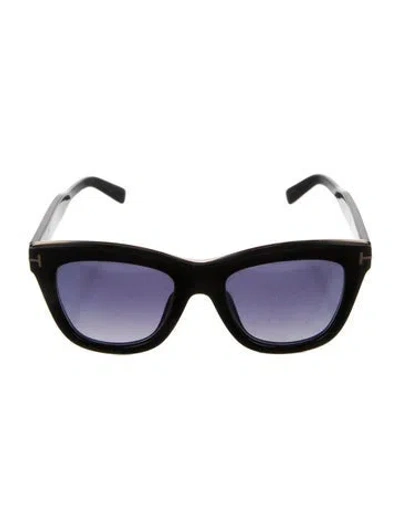 Pre-owned Tom Ford Julie Wayfarer Sunglasses In Black