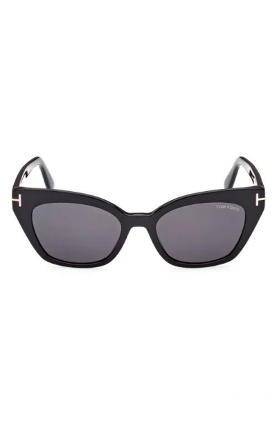 TOM FORD TOM FORD JULIETTE 52MM CAT EYE SUNGLASSES