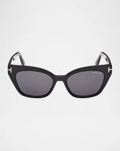 TOM FORD JULIETTE ACETATE CAT-EYE SUNGLASSES