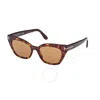 Tom Ford Juliette Brown Cat Eye Unisex Sunglasses Ft1031 52e 52