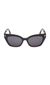 Tom Ford Juliette Sunglasses In Black