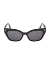 Tom Ford Juliette Acetate Cat-eye Sunglasses In Black