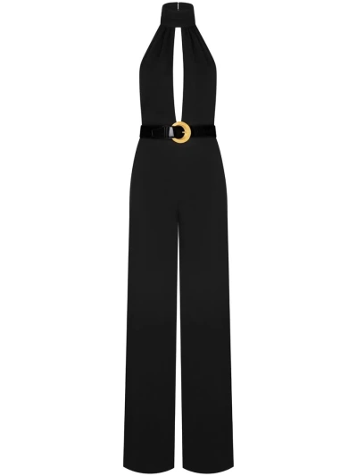 TOM FORD TOM FORD JUMPSUIT WITH BELT TIED AROUND THE NECK