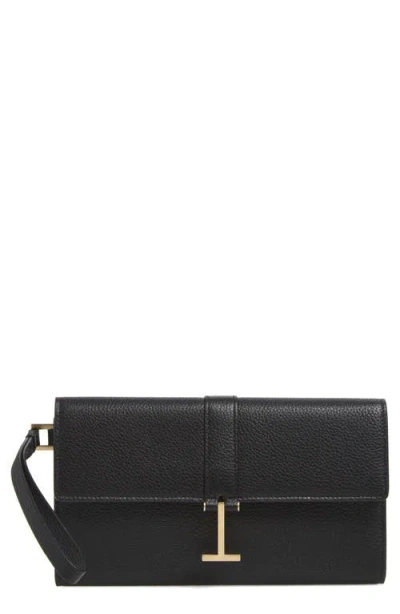 Tom Ford Kara Clutch In Black