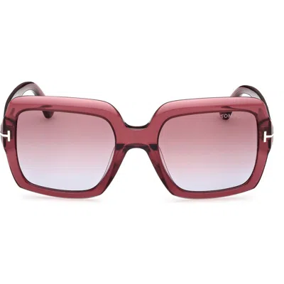 TOM FORD TOM FORD KAYA 54MM SQUARE SUNGLASSES